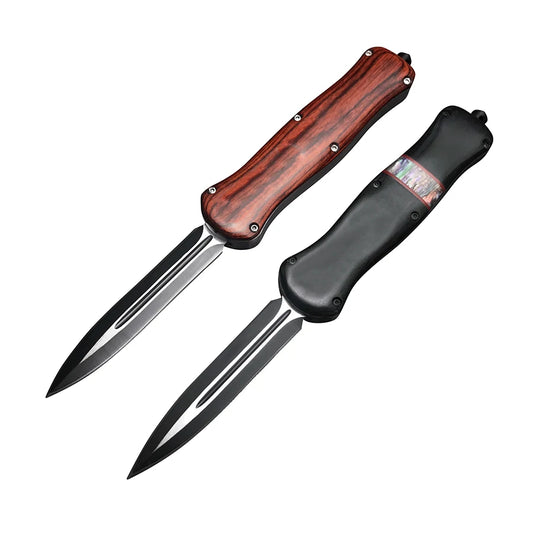 Wood OTF Knife