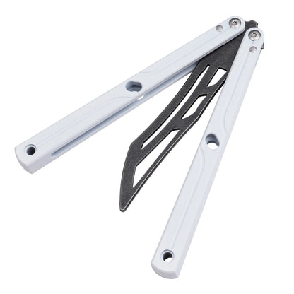 Silver CNC Balisong Trainer Knife