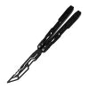 Black CNC Balisong Trainer Knife