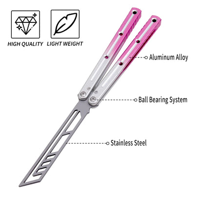 Pink Silver Butterfly Trainer