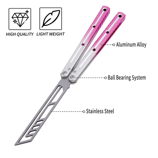 Pink Silver Butterfly Trainer
