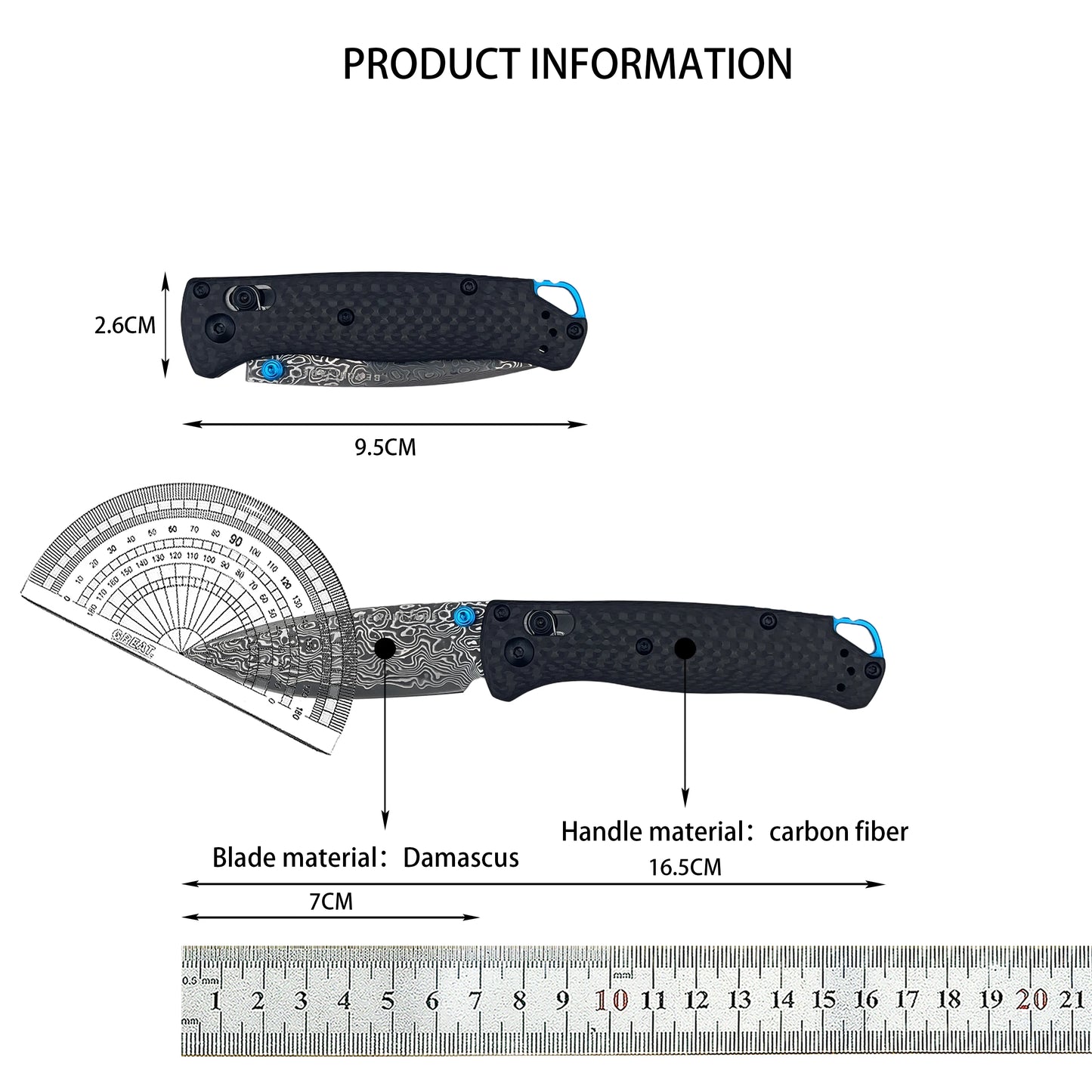 Damascus Folding Knife