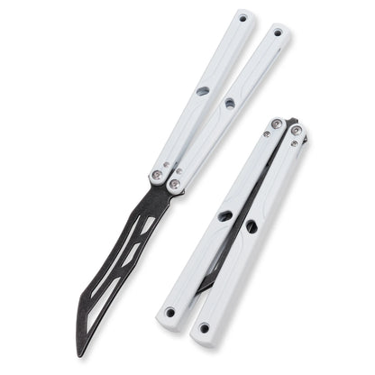 Silver CNC Balisong Trainer Knife