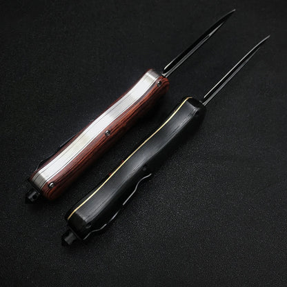 Wood OTF Knife